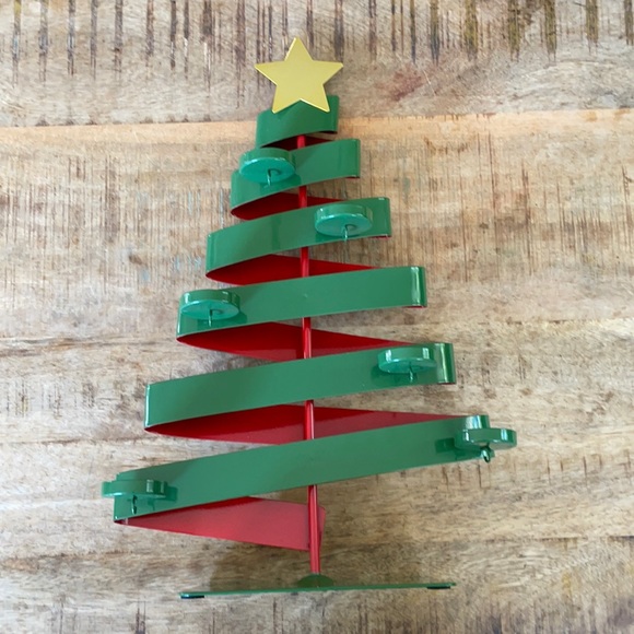 Large tea-light ribbon Christmas tree 🎄